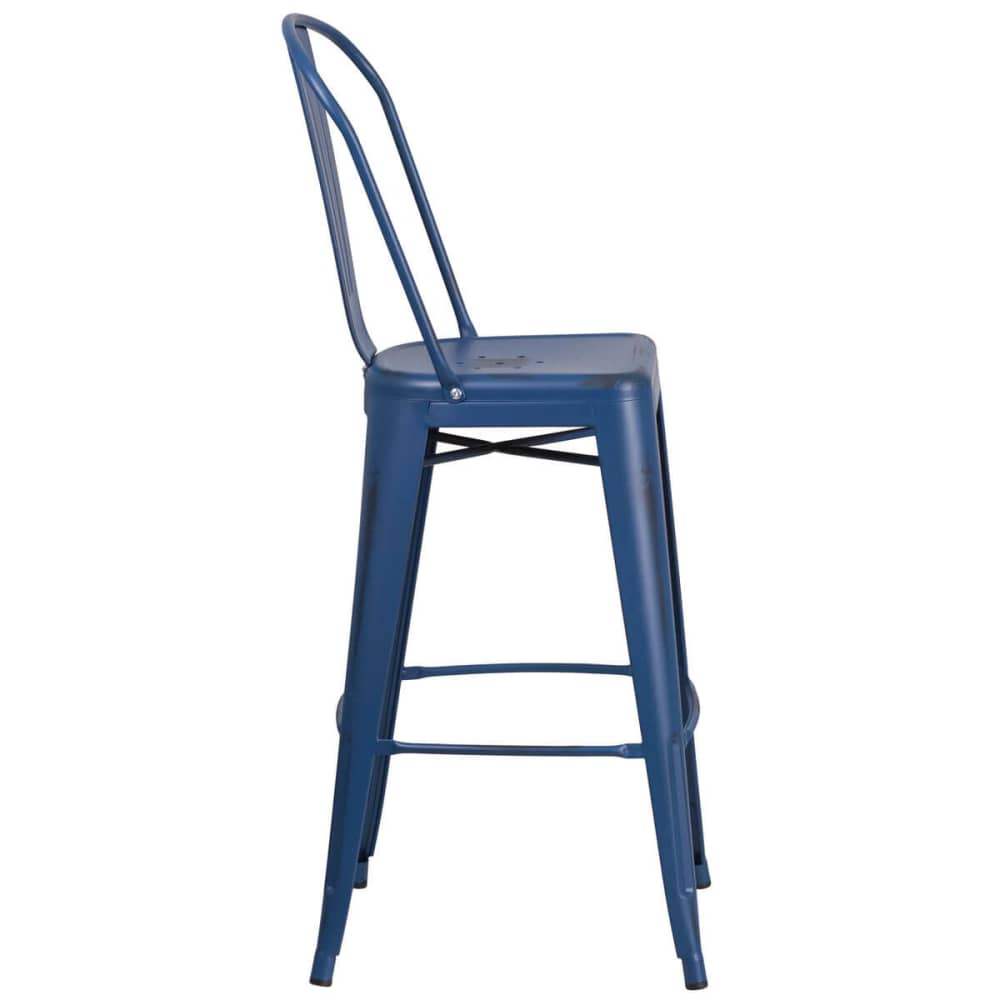 Metal bar stool