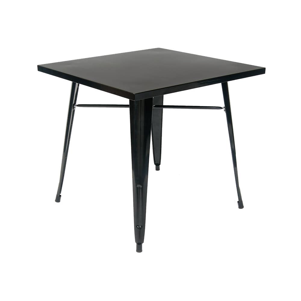 Metal dining table