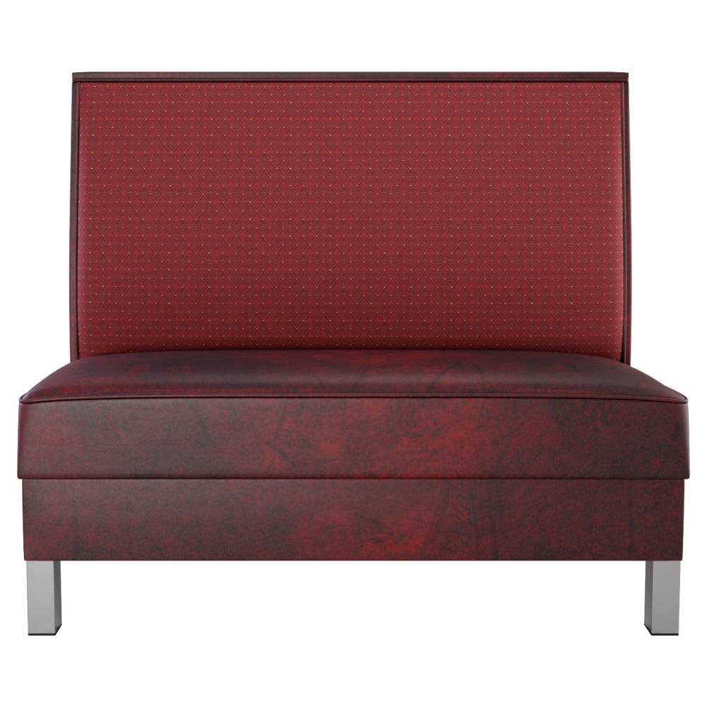Metal booth seating