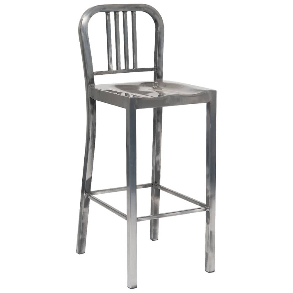Metal bar stool