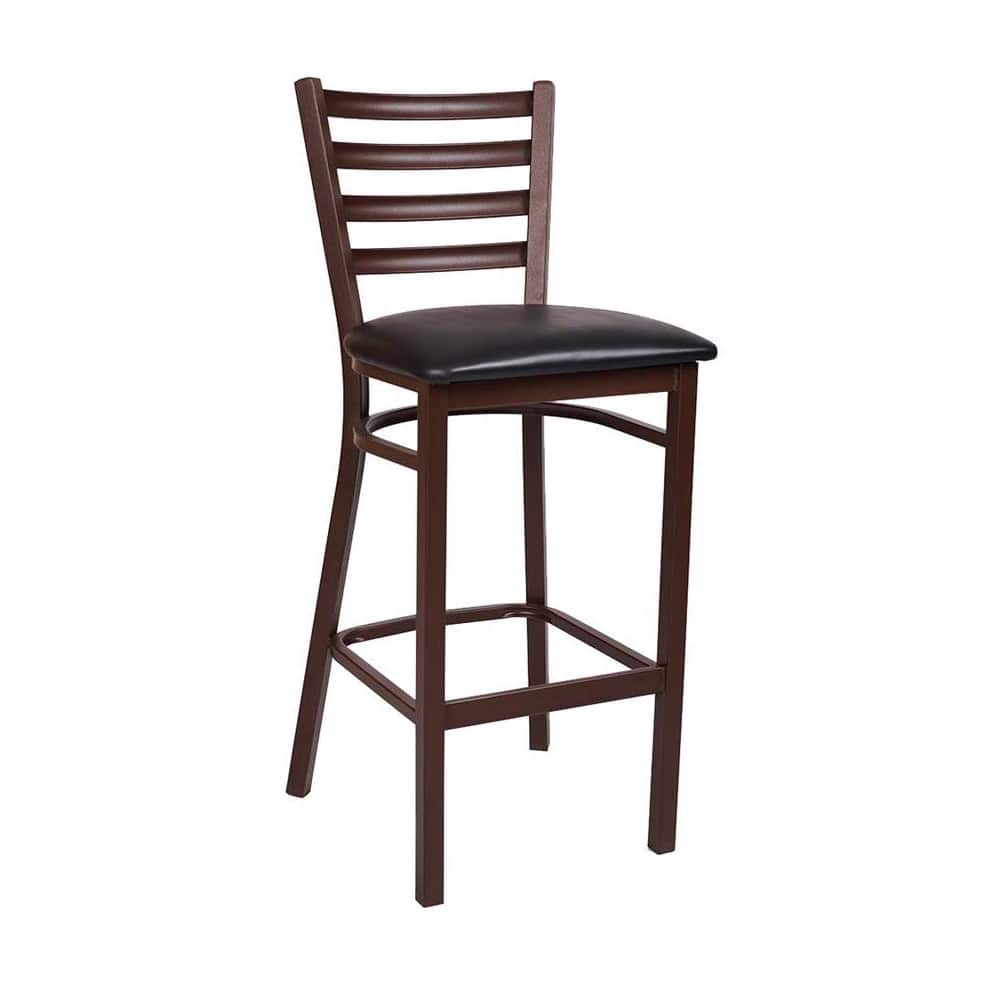 Ladder back metal bar stool