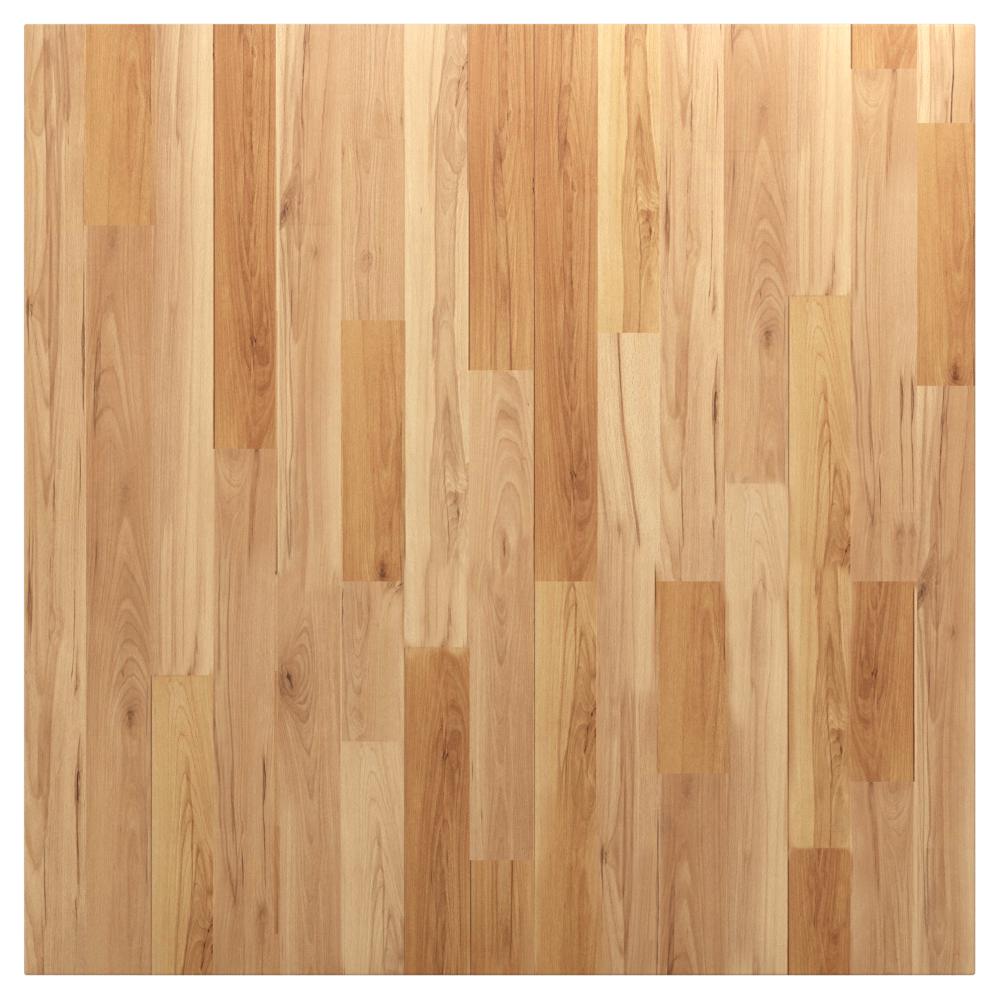 Block grain wood table surface