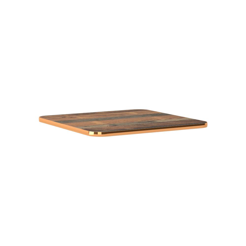 Metal table surface