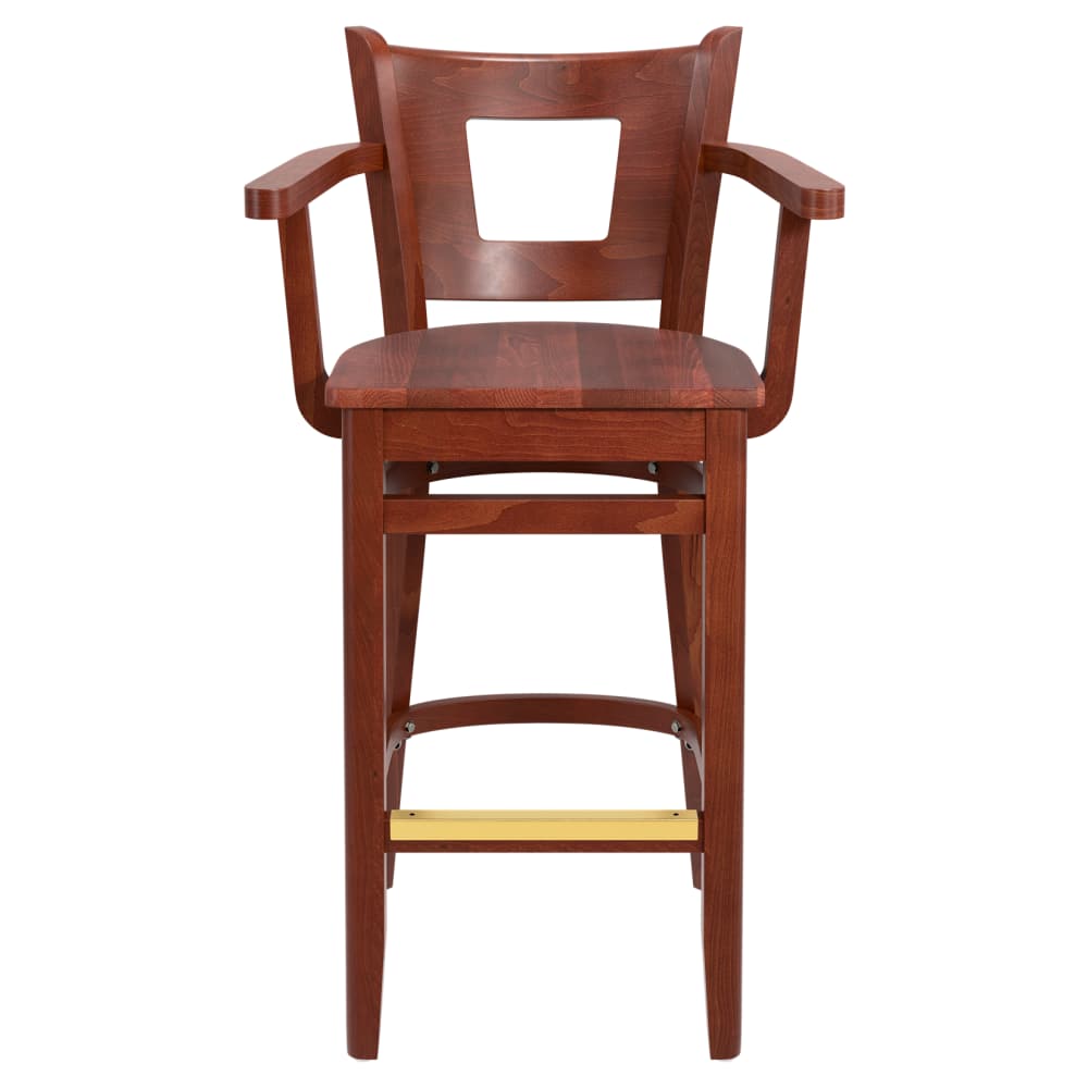 Wood bar stool
