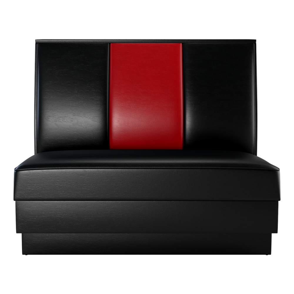 Channel back booth seating