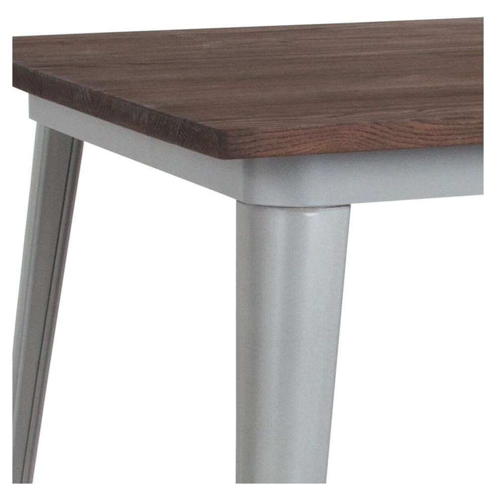 Wood dining table