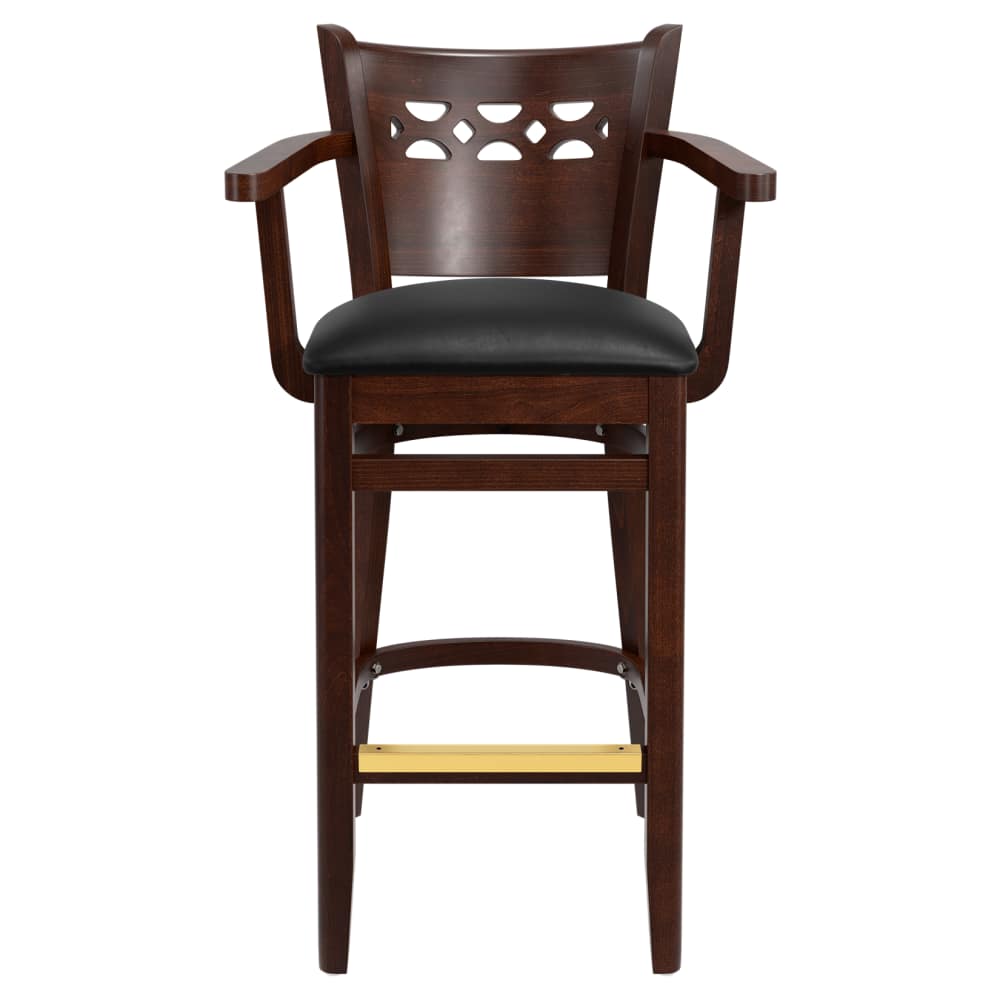 Wood bar stool