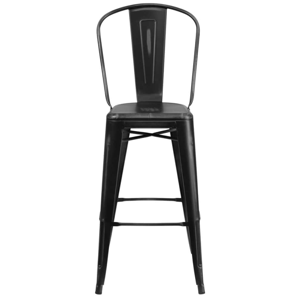 Metal bar stool