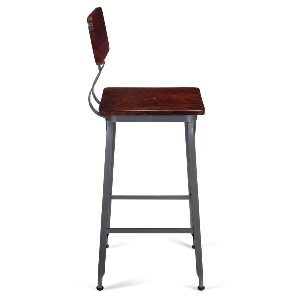 Metal bar stool