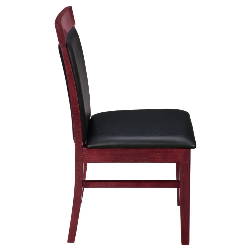 Upholstered wood dining chair