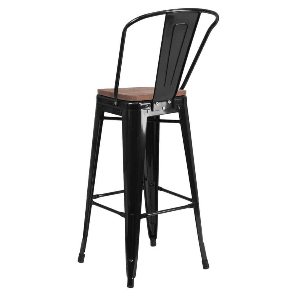Metal bar stool