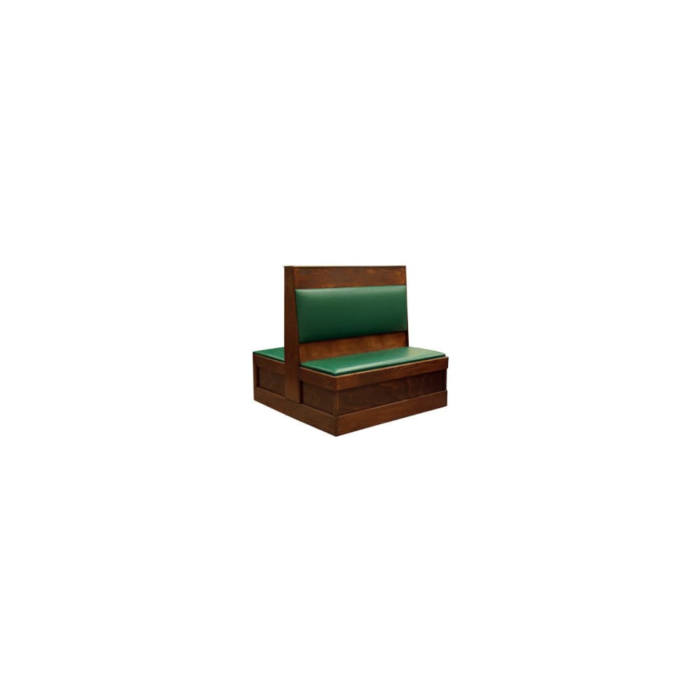 Wood booth seating
