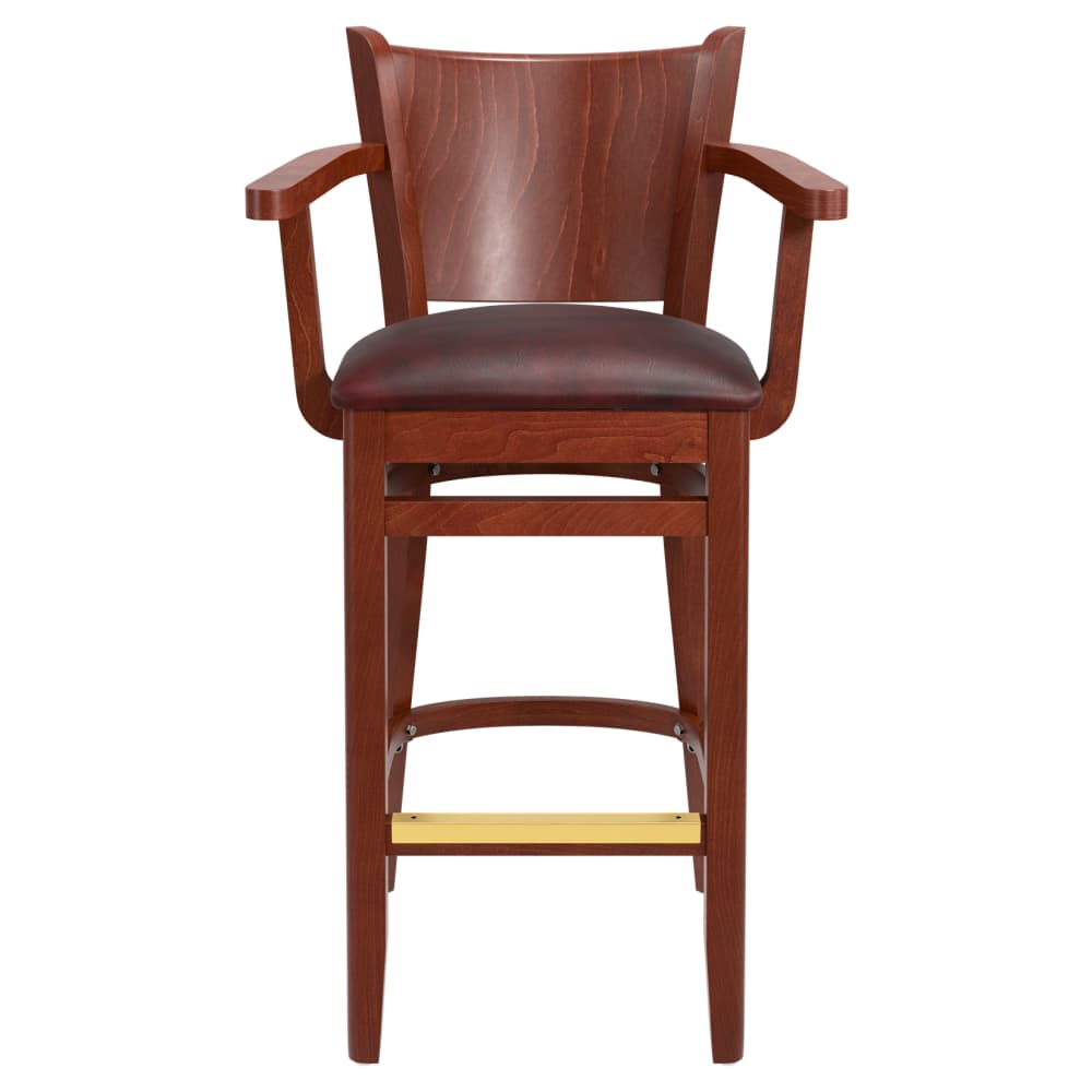 Wood bar stool