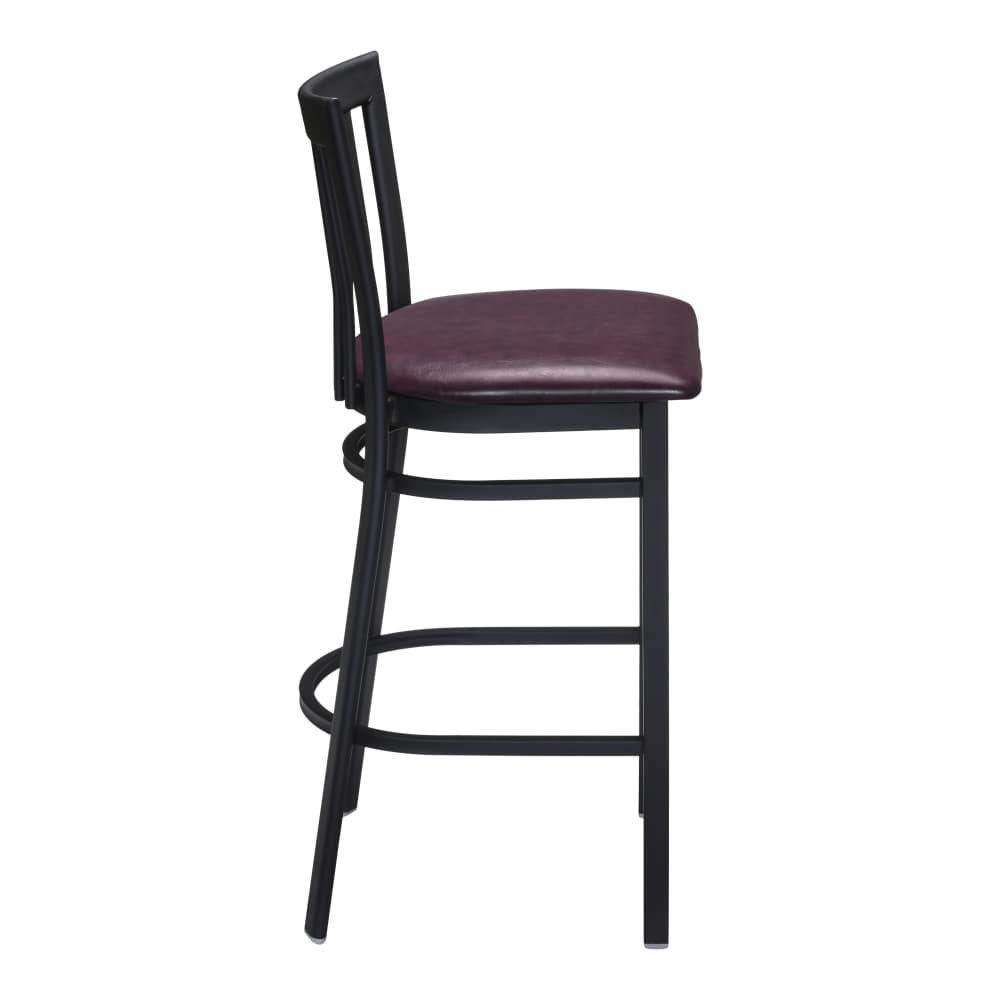 Slatted bar stool
