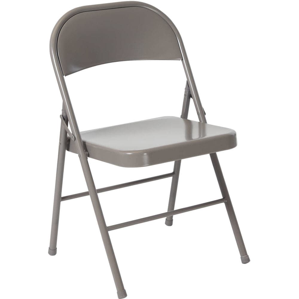 Folding metal dining chair