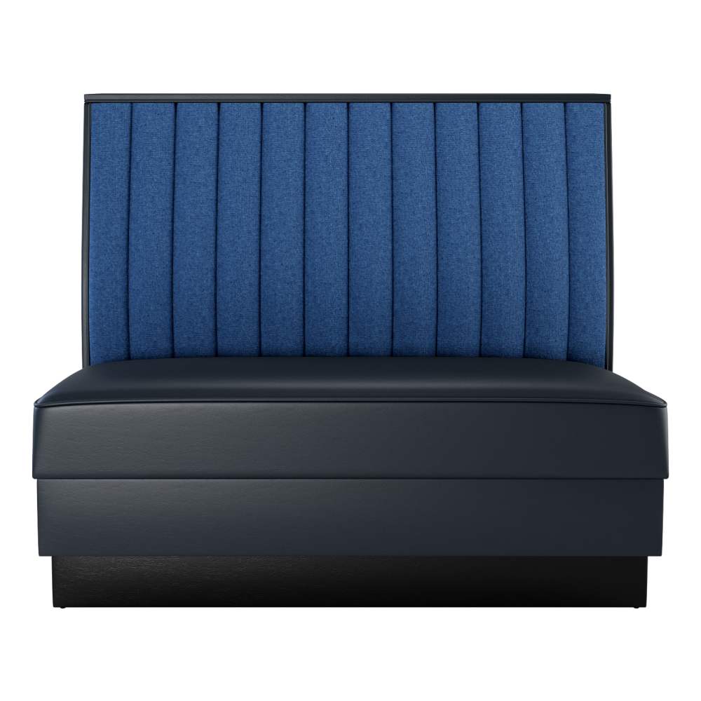 Channel back booth seating