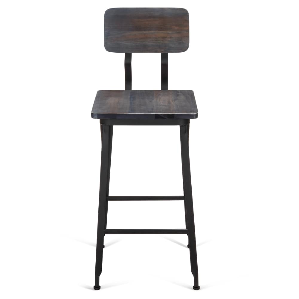 Metal bar stool